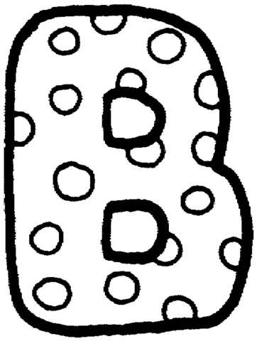 Letter B Coloring Game Letter B