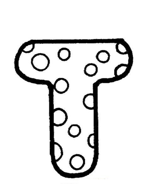 Letter T Coloring Game Letter T