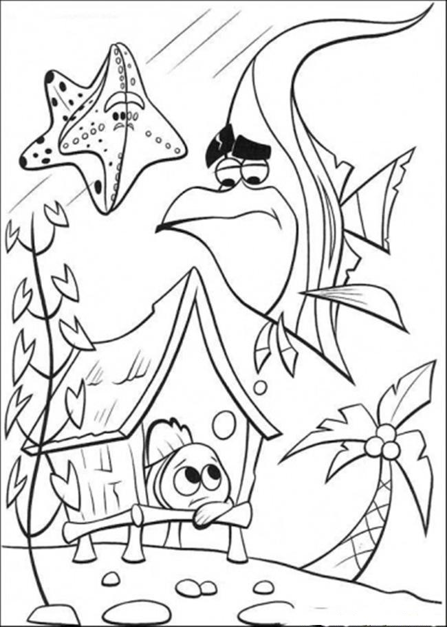 Nemo In House Coloring Game Nemo In House