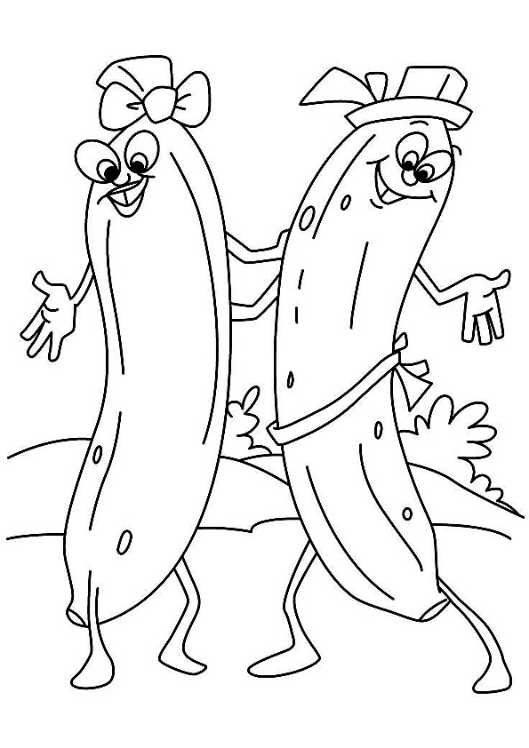 Cartoon Bananas Dancing Coloring Game Cartoon Bananas Dancing