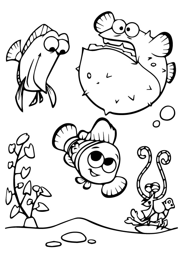 Happy Nemo With Friends Coloring Game Happy Nemo With Friends