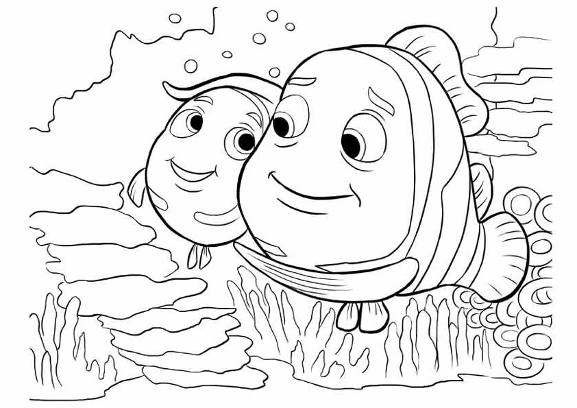 Nemo And His Mom Coloring Game Nemo And His Mom