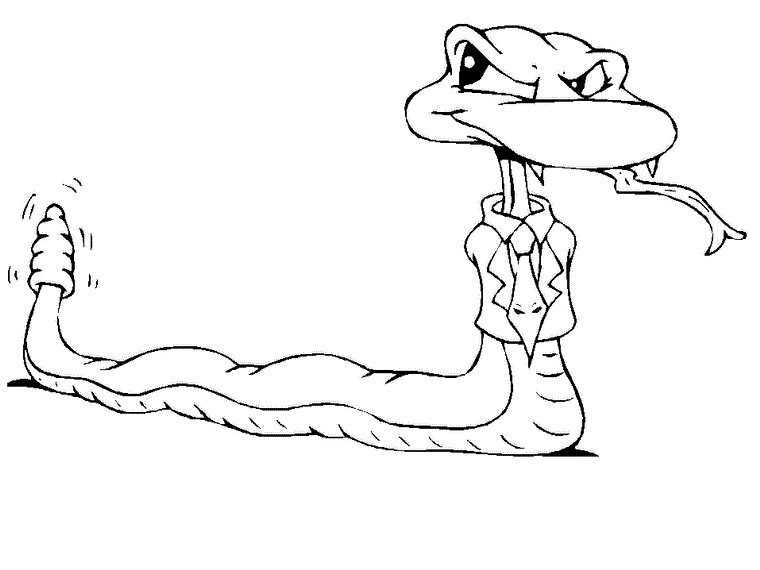Cartoon Snake
