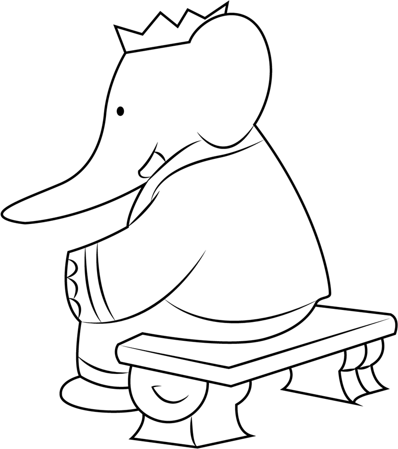 Babar Sitting