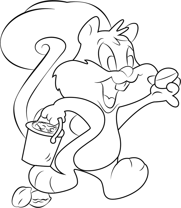 Cartoon Skippy Squirrel
