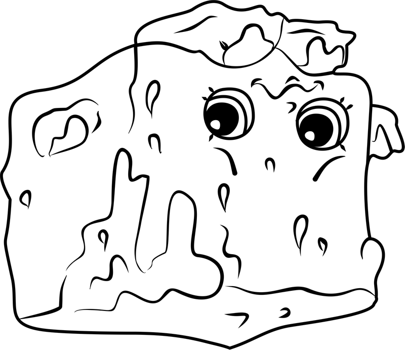 Sad Cool Cube Shopkin Coloring Game Sad Cool Cube Shopkin