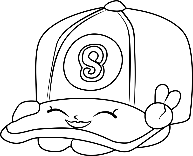 Casper Cap Shopkin Coloring Game Casper Cap Shopkin