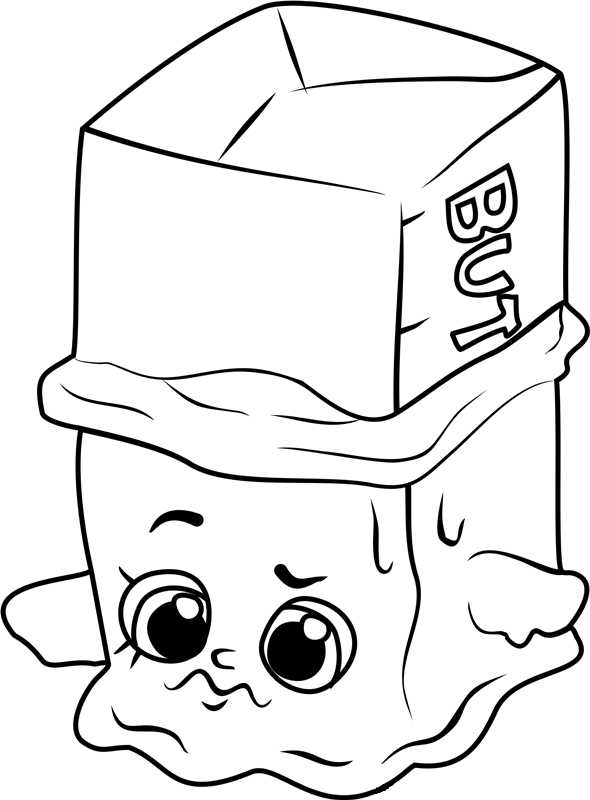 Sad Buttercup Shopkin Coloring Game Sad Buttercup Shopkin