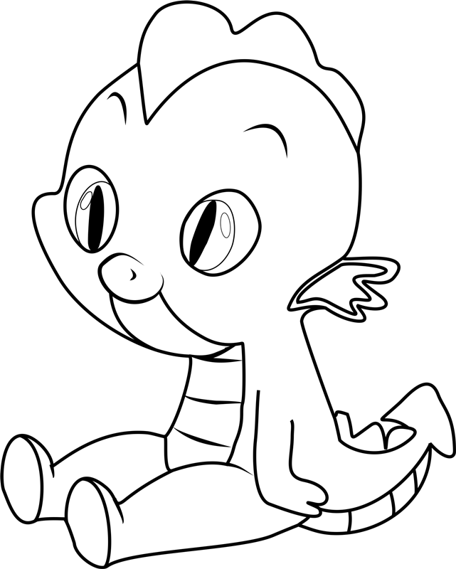 Cute Baby Spike Coloring Game Cute Baby Spike