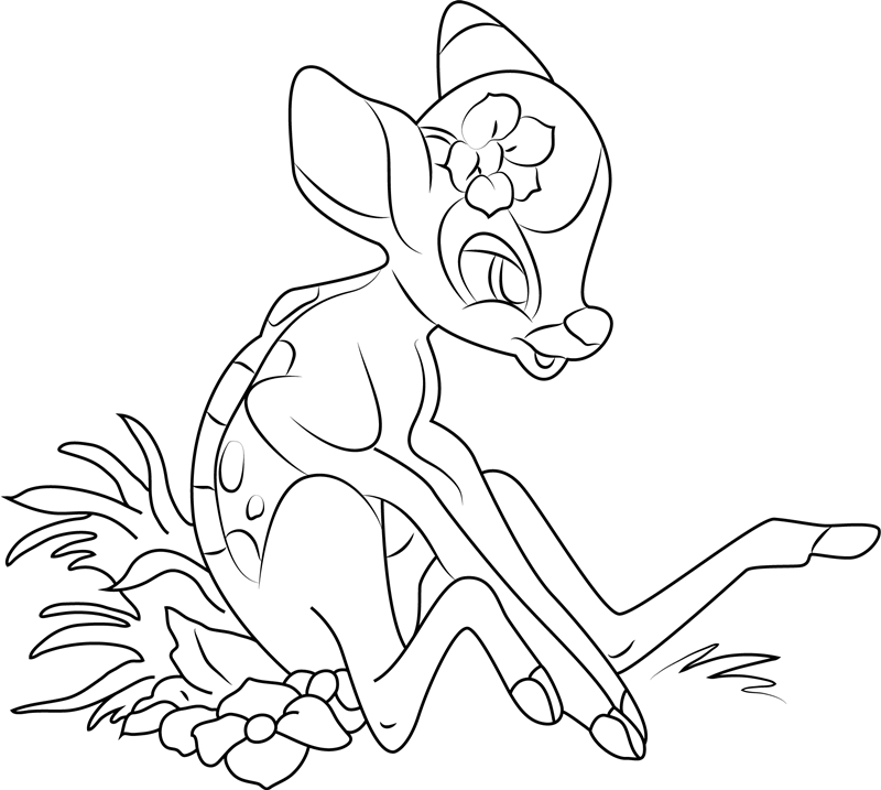 Happy Bambi Coloring Game Happy Bambi