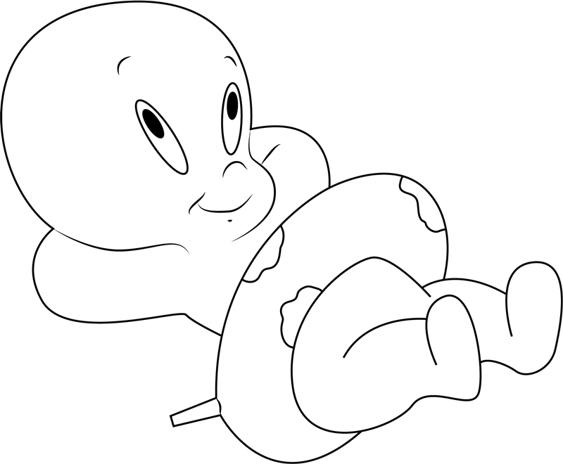 Casper In Swimming Tube