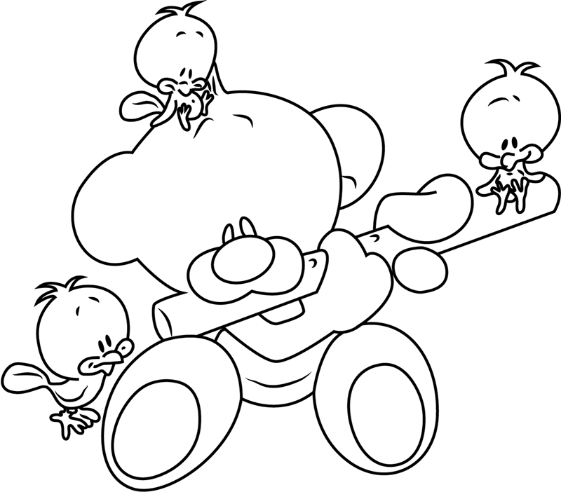 Pimboli Playing Flute