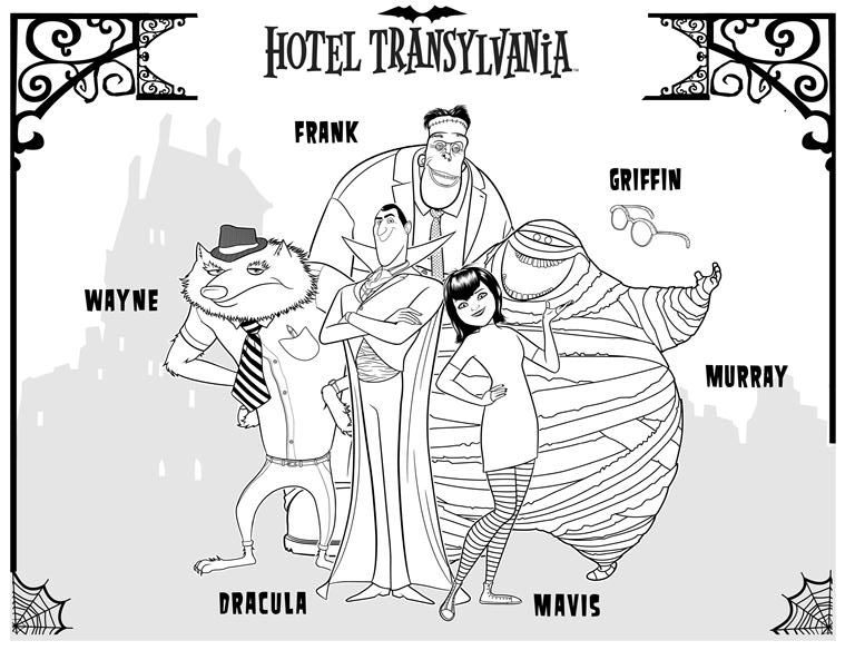 Hotel Transylvania 3 Coloring Game Hotel Transylvania 3