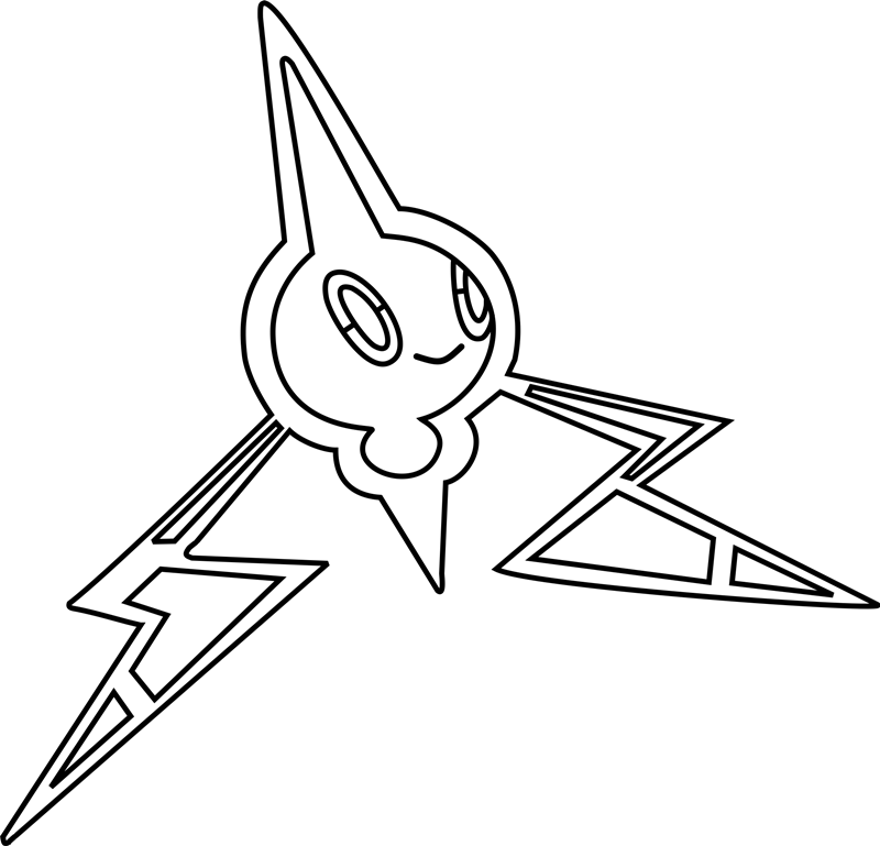 Rotom Pokemon Smiling