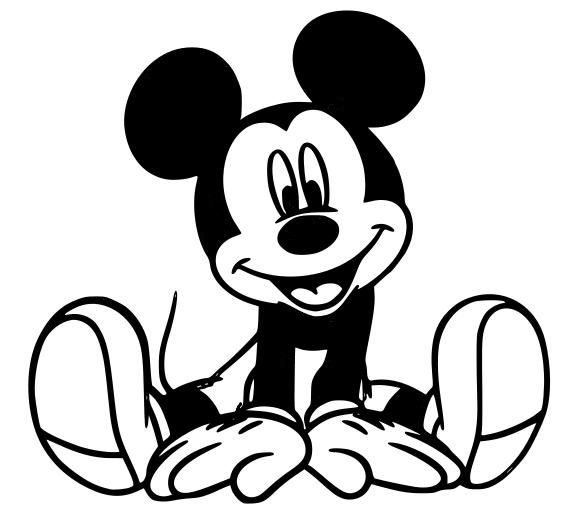 Mickey Mouse Smiling