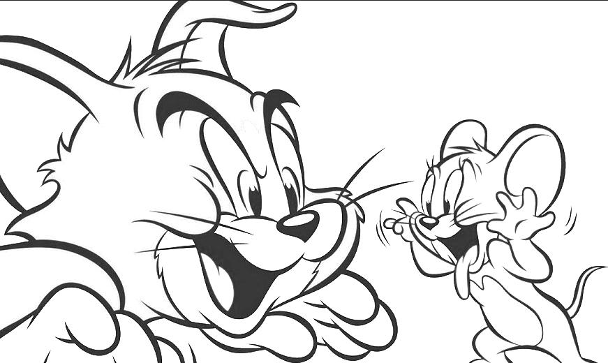 Funny Tom And Jerry Coloring Game Funny Tom And Jerry