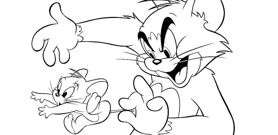 Tom Catching Jerry Coloring Game Tom Catching Jerry