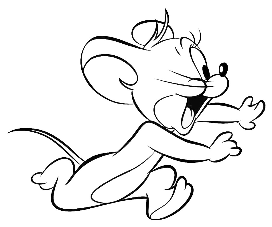 Jerry Running Coloring Game Jerry Running