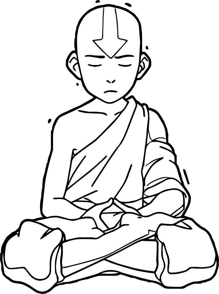Aang Is Meditating