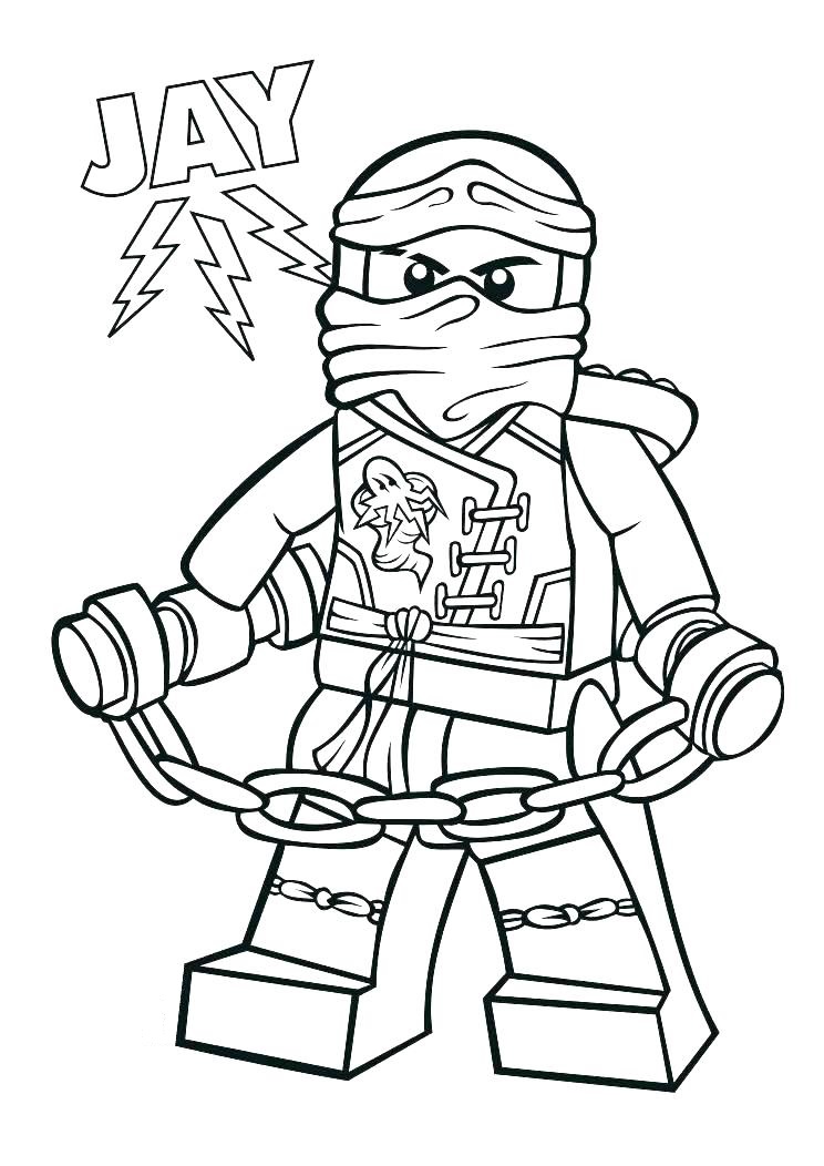 Jay Ninjago Coloring Game Jay Ninjago