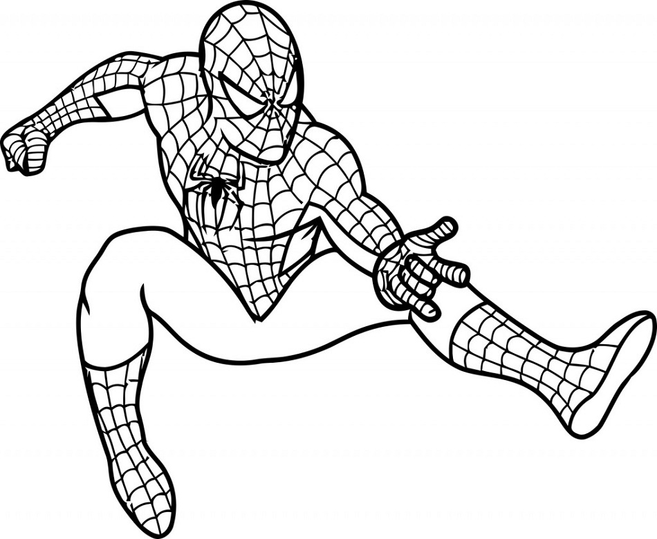 Spiderman Moving Coloring Game Spiderman Moving