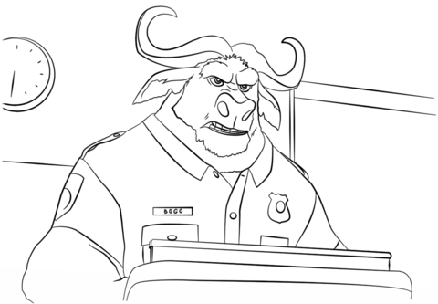 Chief Bogo In Zootopia