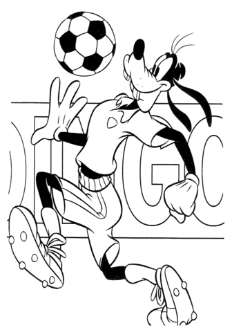 Goofy Playing Soccer