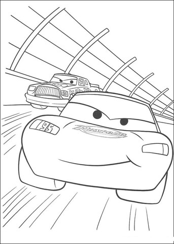 McQueen Racing Coloring Game McQueen Racing
