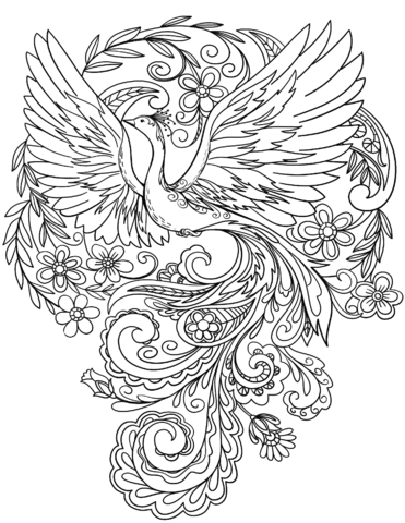 Peacock And Flowers Coloring Game Peacock And Flowers