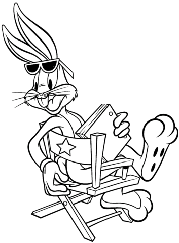 Bugs Bunny Holding Book Coloring Game Bugs Bunny Holding Book