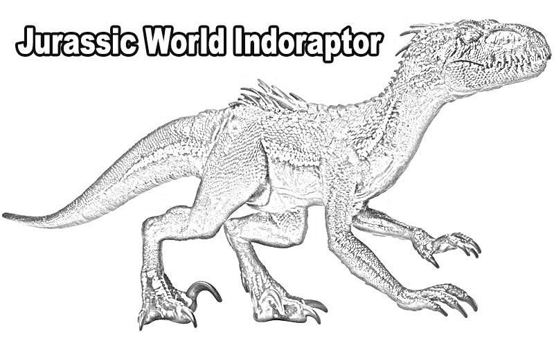 Indoraptor In Jurassic World Coloring Game Indoraptor In Jurassic World