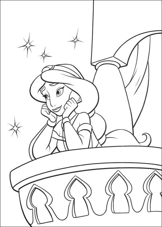 Jasmine Missing Aladdin Coloring Game Jasmine Missing Aladdin