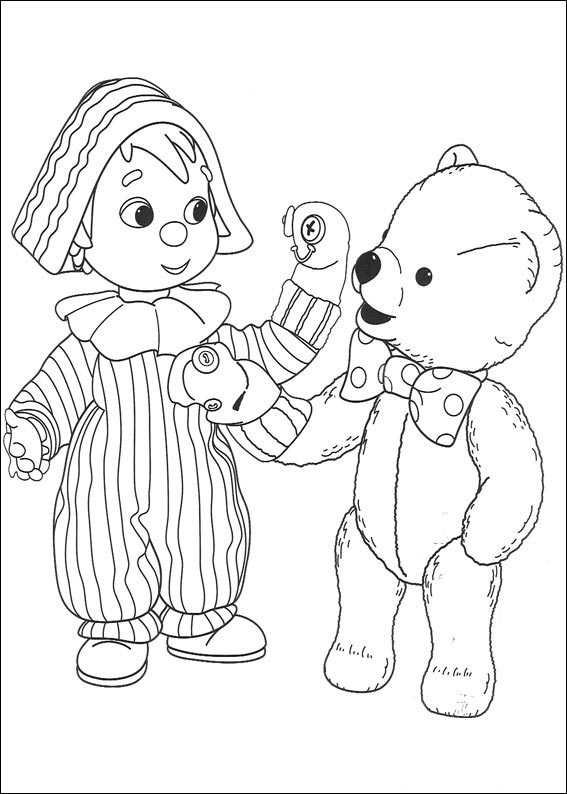 Andy Pandy And Teddy Coloring Game Andy Pandy And Teddy
