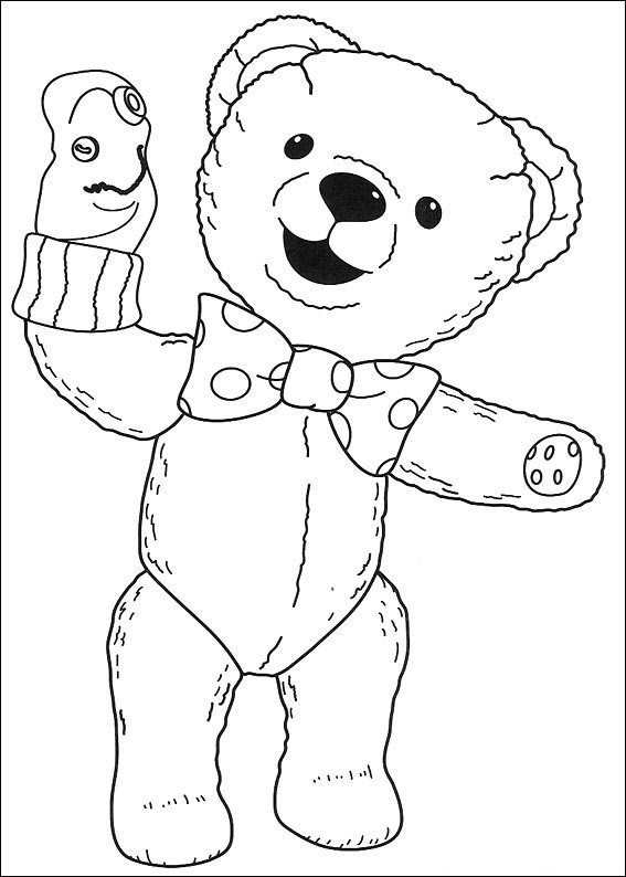 Teddy Having Fun Coloring Game Teddy Having Fun