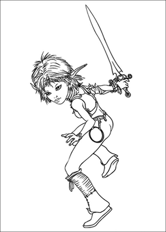 Selenia Fighting Coloring Game Selenia Fighting