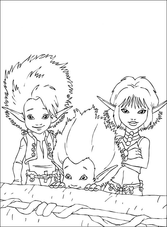 Arthur And The Minimoys Coloring Game Arthur And The Minimoys