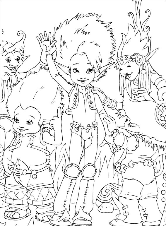 Arthur At The Land Of The Minimoys Coloring Game Arthur At The Land Of The Minimoys