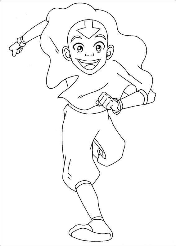 Aang Running