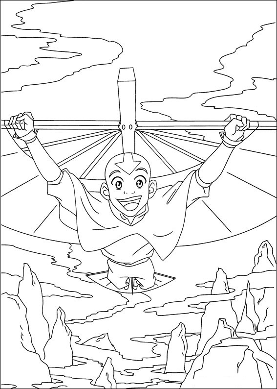 Aang Flying