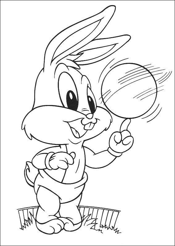 Baby Bugs Playing With Ball Coloring Game Baby Bugs Playing With Ball