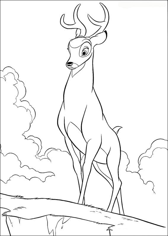 Ronno From Bambi Coloring Game Ronno From Bambi