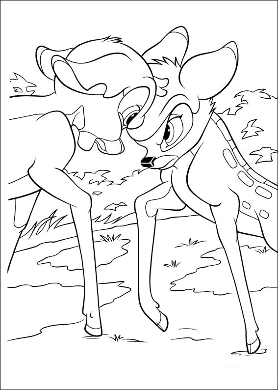 Ronno And Bambi Coloring Game Ronno And Bambi