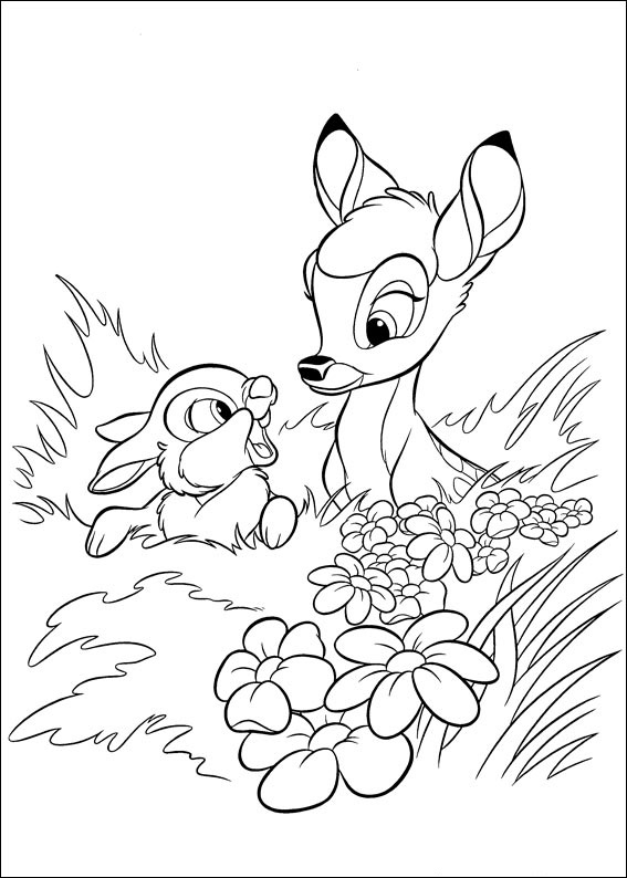 Thumper And Bambi In Bush