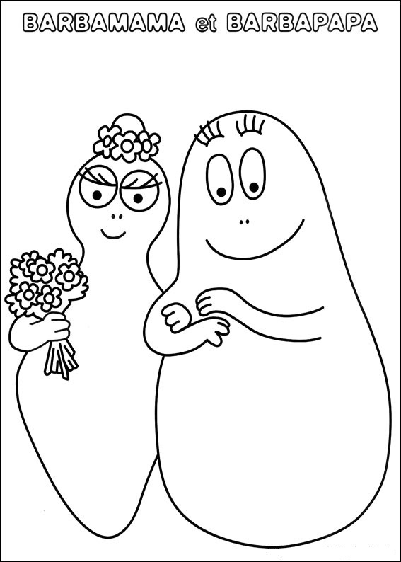 Barbamama And Barbapapa Coloring Game Barbamama And Barbapapa