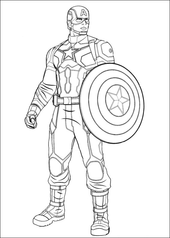 Captain America Coloring Game Captain America