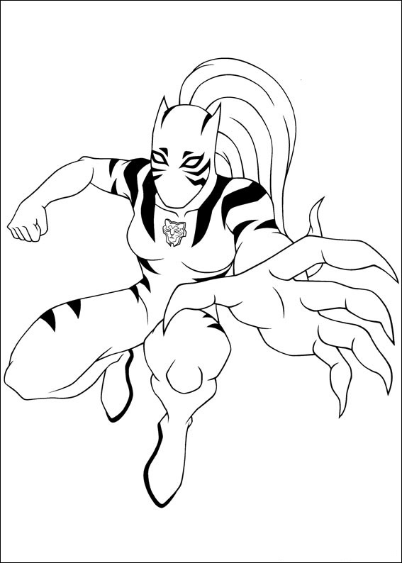 White Tiger Moving Coloring Game White Tiger Moving