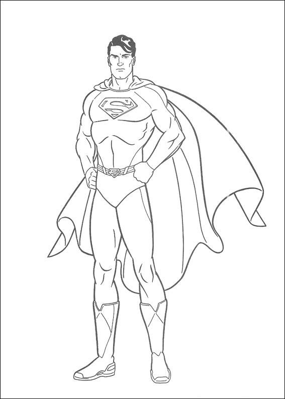 Superman From Dc Coloring Game Superman From Dc