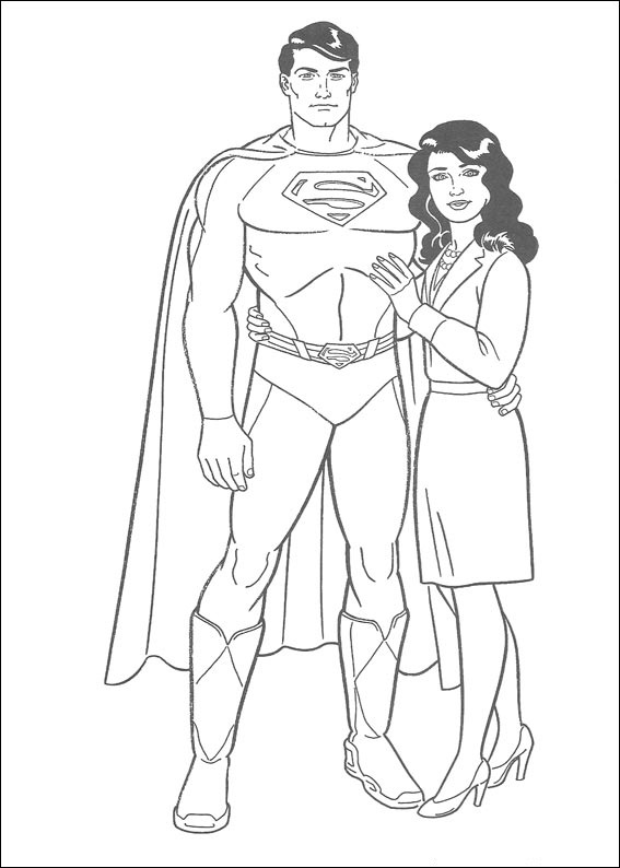 Superman And Lois Lane Coloring Game Superman And Lois Lane