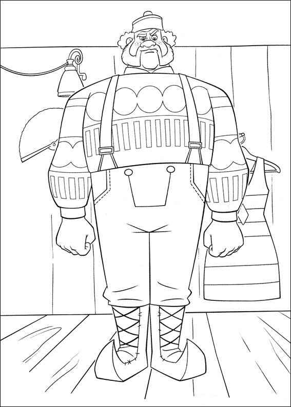 Oaken From Frozen Coloring Game Oaken From Frozen