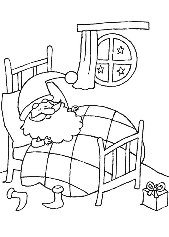 Santa Claus Sleeping